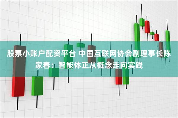 股票小账户配资平台 中国互联网协会副理事长陈家春：智能体正从概念走向实践